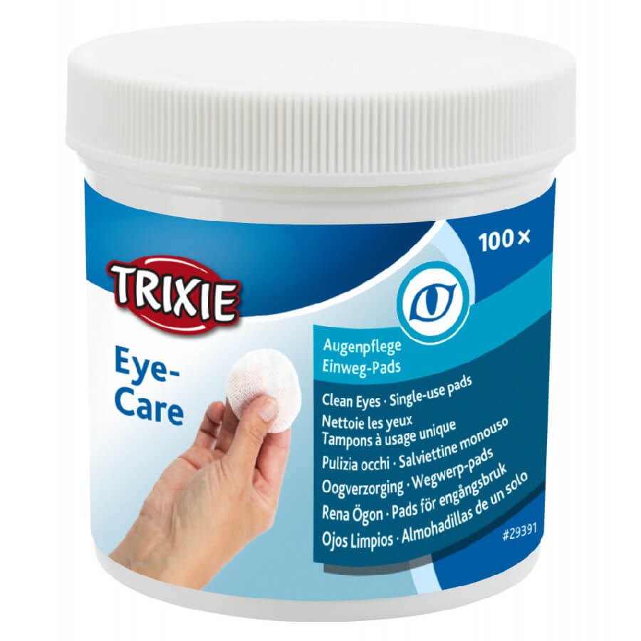 Trixie Augenpflege Einweg Pads – Reinigungspads Für Hunde, Katzen & Kleintiere – Mit Aloe Vera & Provitamin B5 – Sanfte Pflege – 100 Stück - Image 4