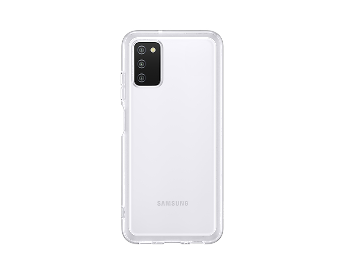 Samsung Soft Clear Cover (Samsung Galaxy A03s), Smartphone Hülle, Transparent - Bild 3