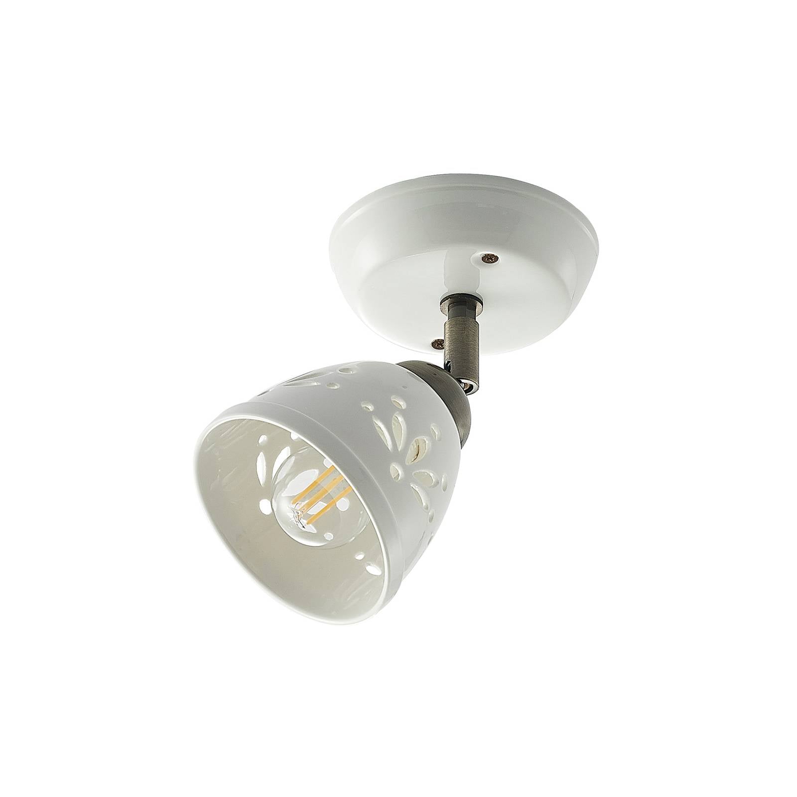 Lindby - Ceiling Lightdimmable 'sanrike' Made Of Ceramics For Living Room & Dining Room