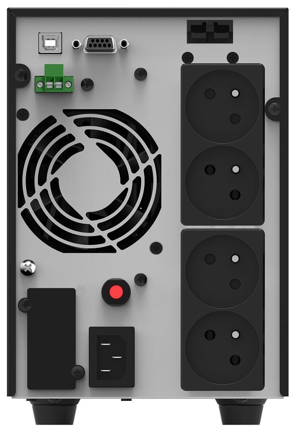 PowerWalker VFI 2000 AT FR - USV - AC 80 - 300 V - 1800 Watt - 2000 VA - 9 At - RS-232, USB - Ausgangsanschlüsse: 4 - Bild 4