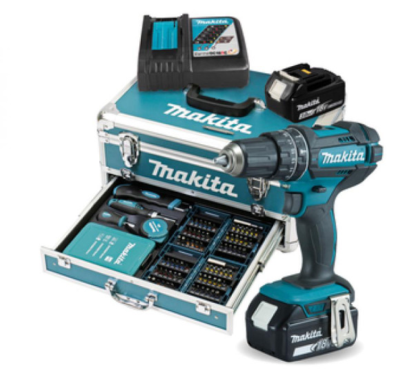 Makita Schwarz Dhp482rfx9 Akku-Schlagbohrschrauber