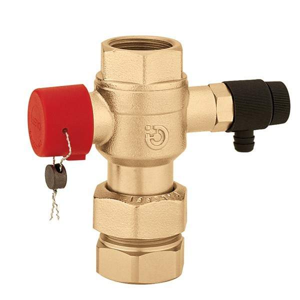 Caleffi Messing-Kappenventil 3/4'' Ig X 3/4'' Ig - Bis 85°C - Bild 3