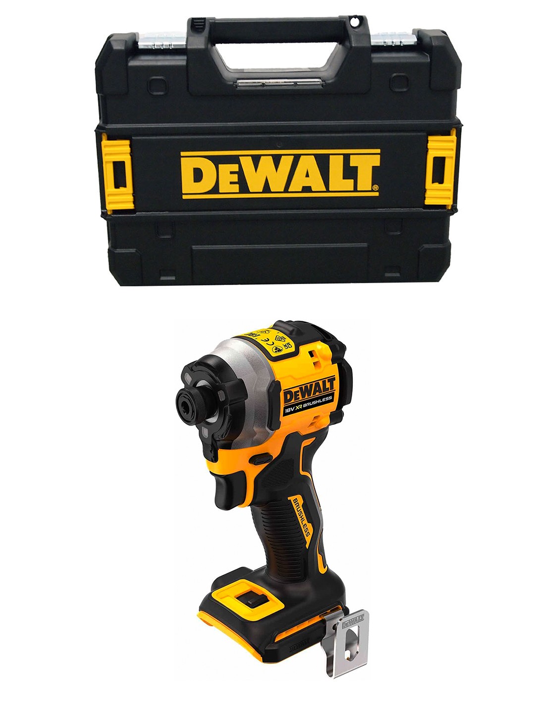 DeWalt DCF850NT-XJ Akku-Schlagschrauber 18 V 208 Nm 1/4, Solo - SOLO - Bild 6
