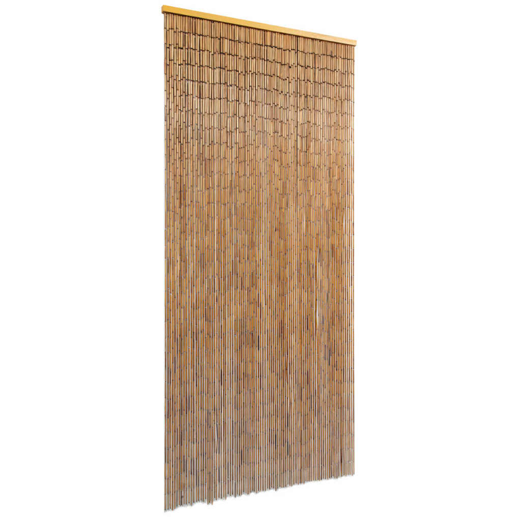 Vidaxl – Rideau De Porte En Bambou 90 X 200 Cm – Protection Contre Les