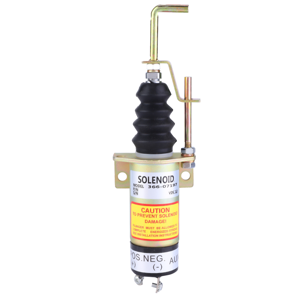 Électrovanne d'arrêt de carburant 12V SA-3405T pour groupe électrogène, modèle 366-07197