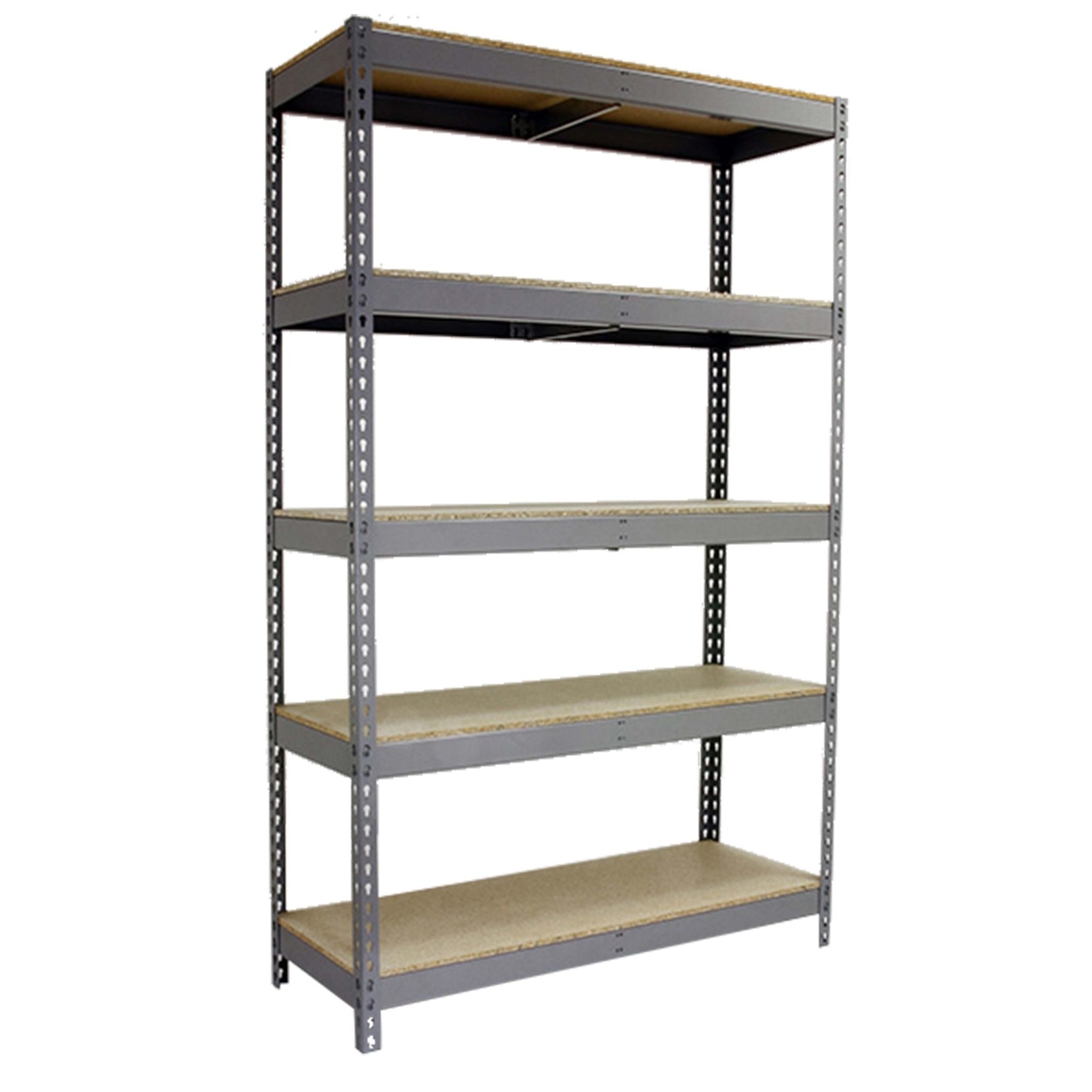 SIMONRACK Lagerregal Schwerlastregal Stahl Grau 5 Böden 180x60x200 cm - Image 2