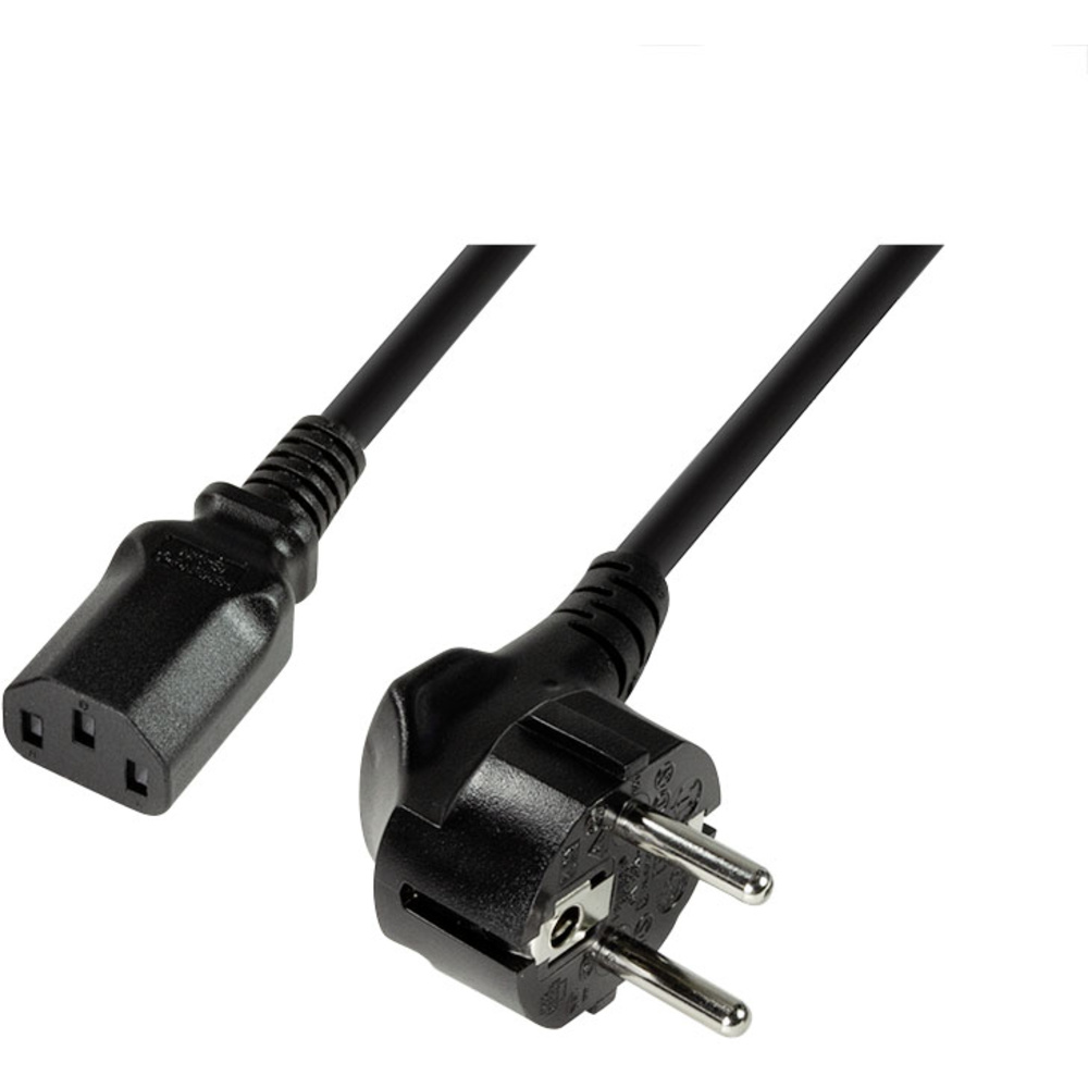 Logilink Schwarz Kaltgerätekabel, 1,8M