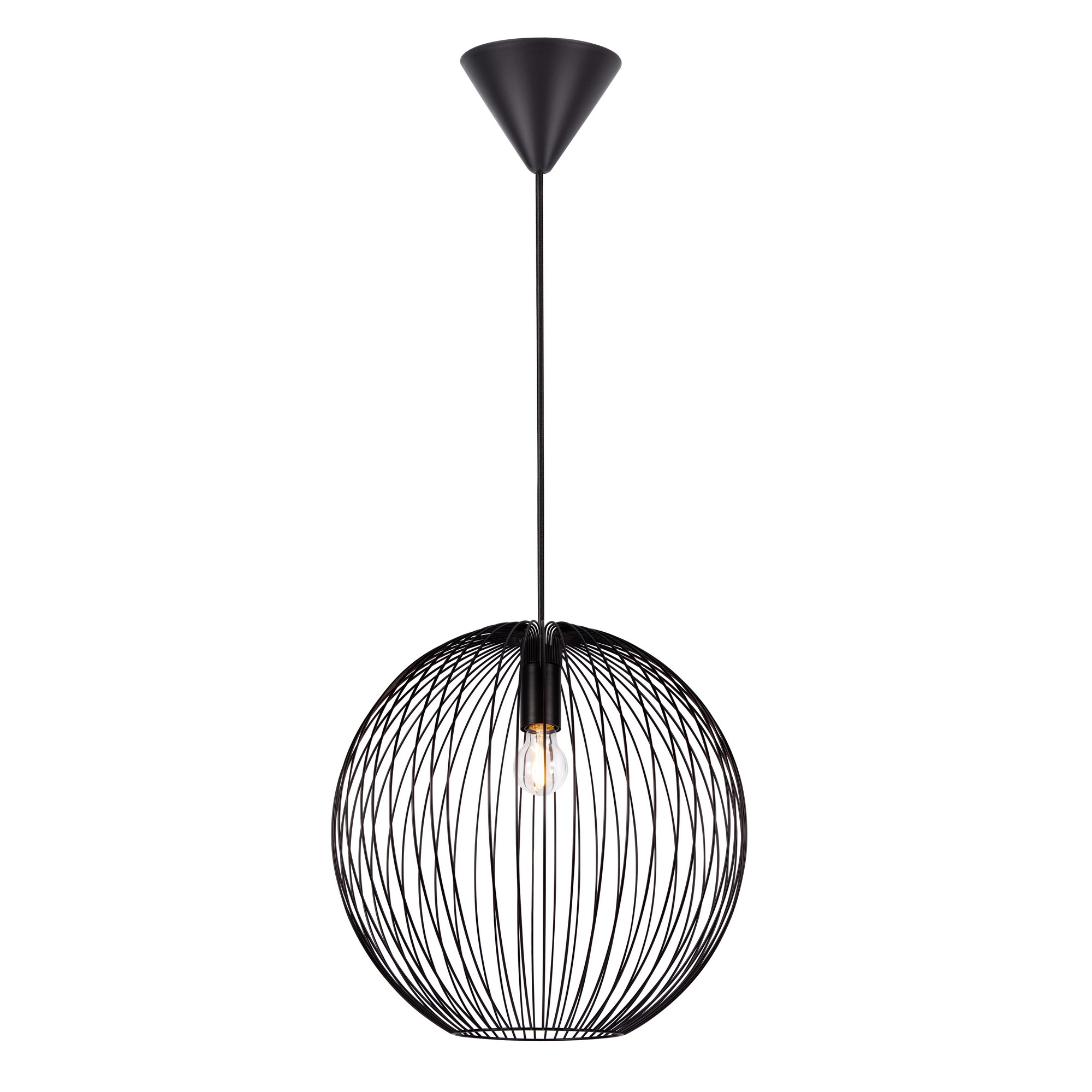 Suspension Beroni 35 Métal Noir, H.33 - Ip20 - E27 / Nordlux Intérieur