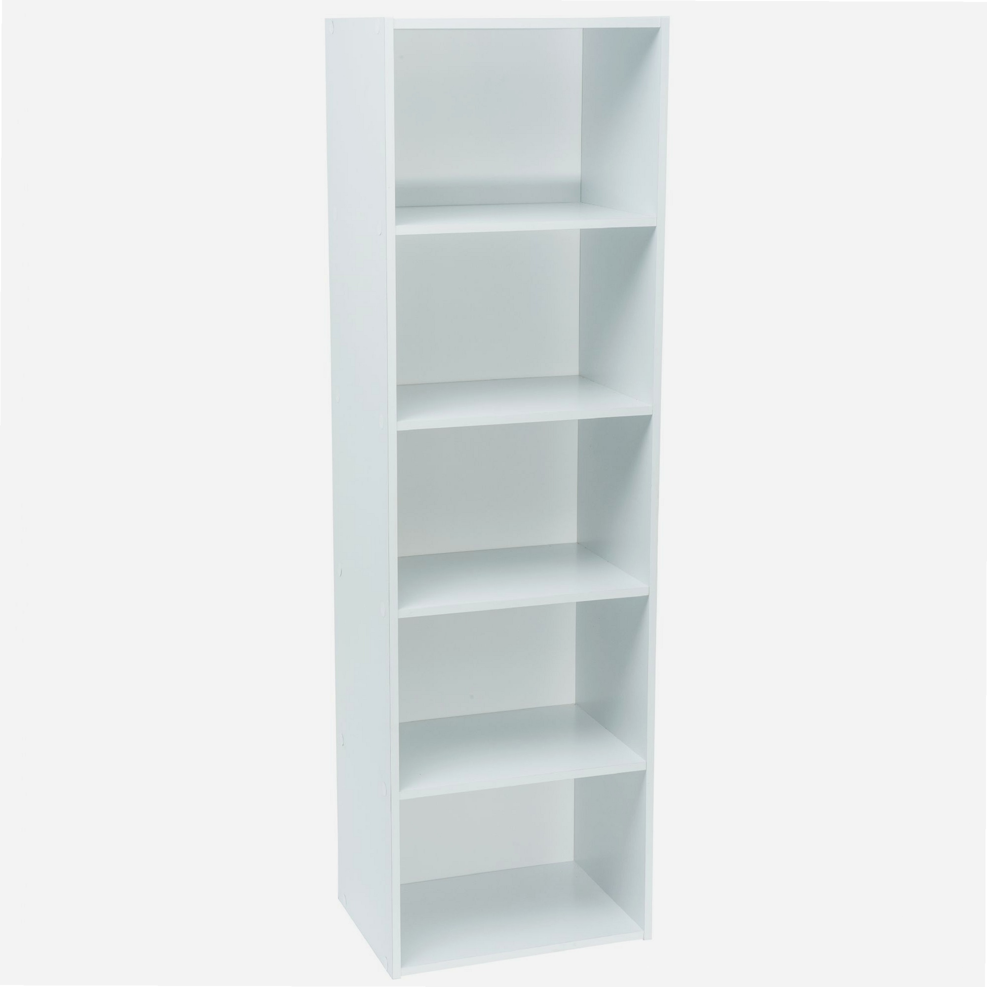 Werka Pro - Meuble Blanc De Rangement 5 Niches (133 X 40 X 29 Cm)