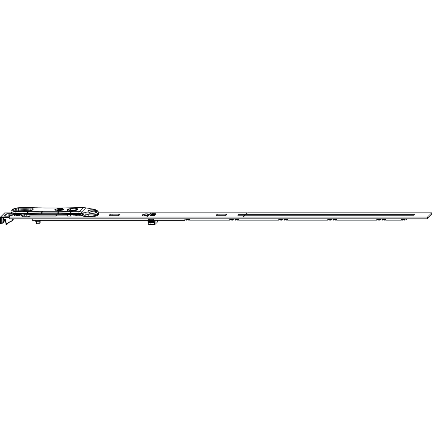 Maco Grau Mm Stulpflügelgetriebe Fix Is Beschlagsnut Ffh 431-660 Mm Silber (202873)