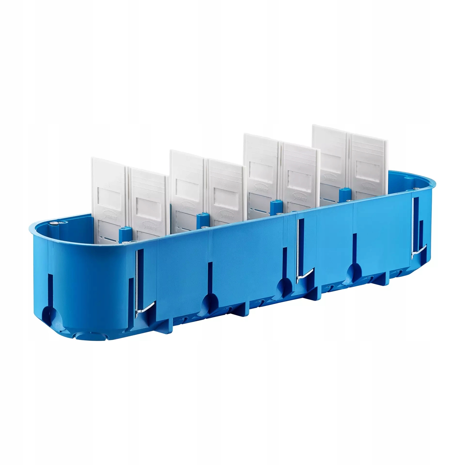 Oem Blau Anschlussdose Für Hohlwände 5X60mm, Tiefe Mehrfachbox