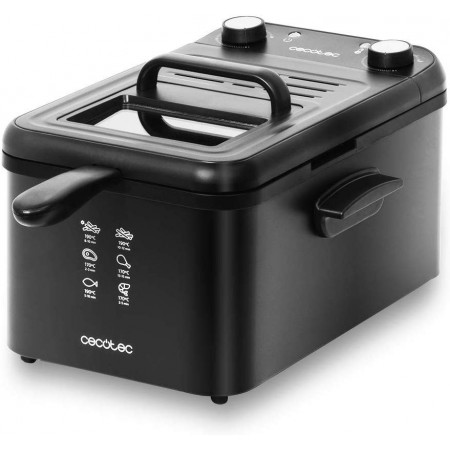 Cecotec Fritteuse Mit Öl Cleanfry Infinity 3000 Black