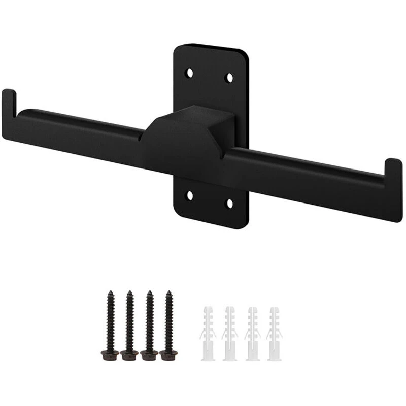 Support mural pour pulvérisateur à dos et outils lourds en acier inoxydable, noir