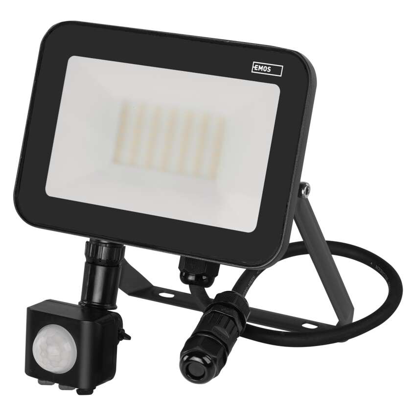 Emos LED-Fluter Profi PIR ZS2732 30W 3300 lm 4000K IP65 PIR-Bewegungssensor schwarz - Bild 4