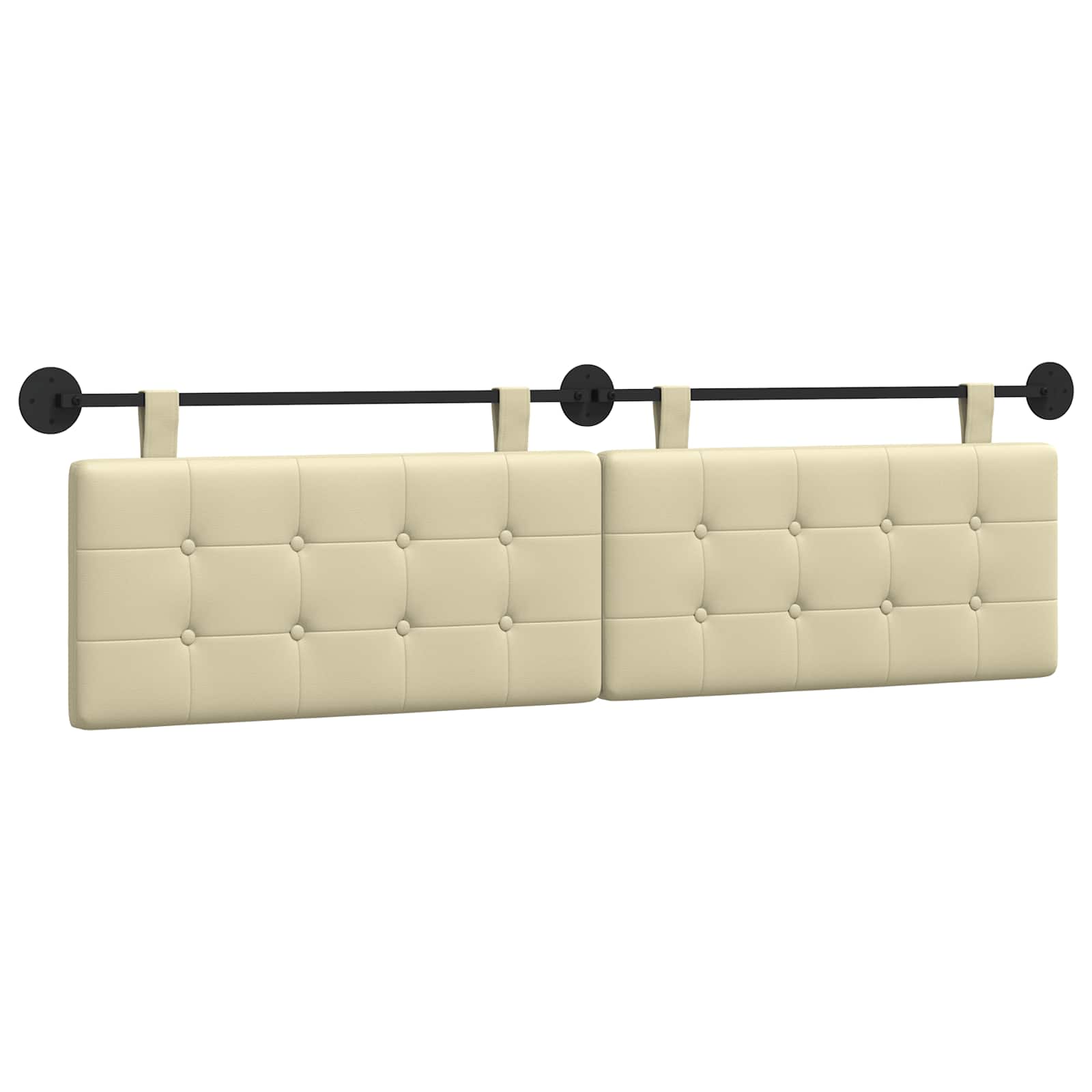 Hanging Headboard Faux Leather Vidaxl