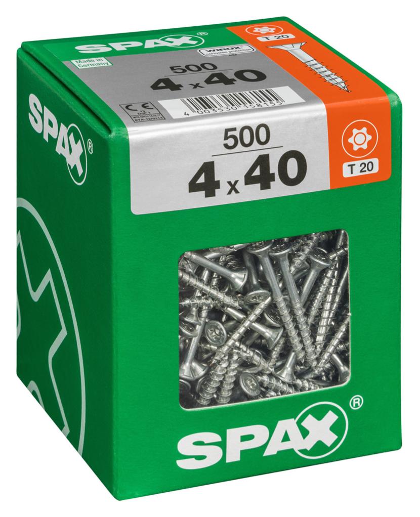 Spax Universalschrauben 4.0 x 40 mm TX 20 - 500 Stk. - Image 3