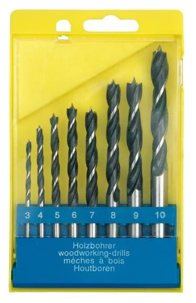 Toya Holzbohrer-Set - 22381 - 8 Teile - 3–10 Mm - Hcs (Kohlenstoffstahl) - Bild 3