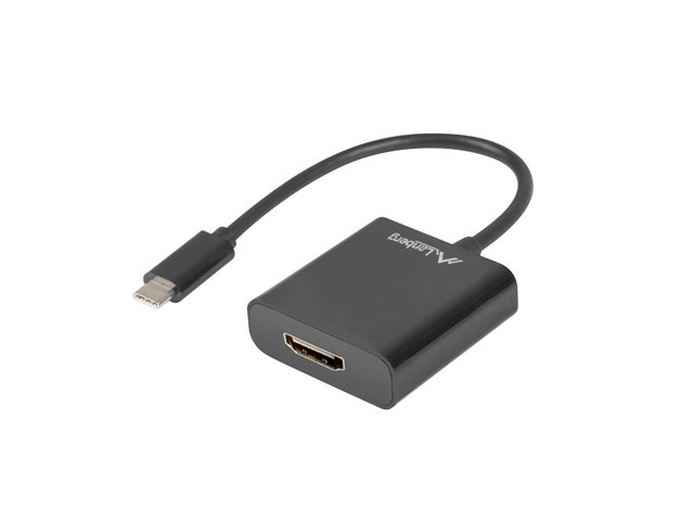 Lanberg USB C – HDMI (HDMI), Video Adapter, Schwarz - Bild 7