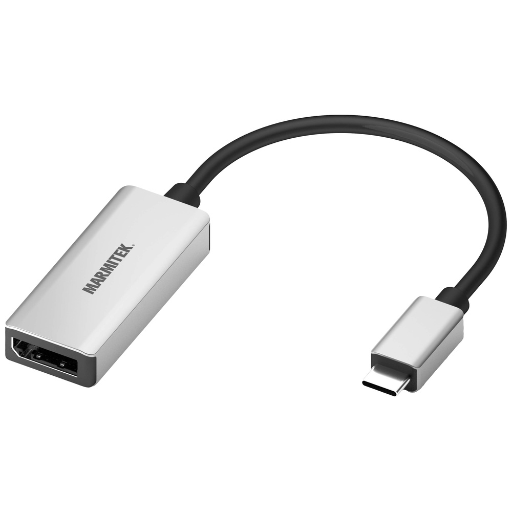 Marmitek Versilbert Usb-C® Adapter [1X Usb-C® - 1X Displayport Buchse] Usb-C / Displayport Adapter 0.15 M