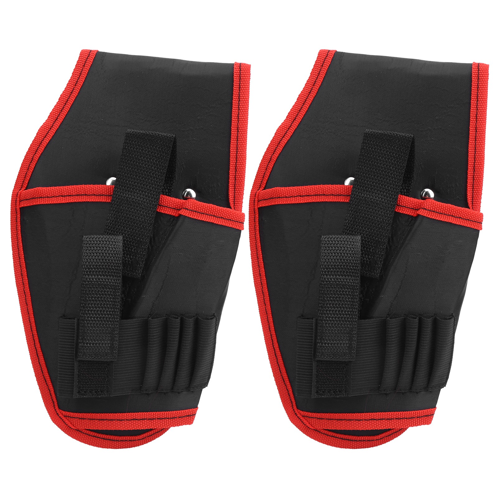 Pochette de ceinture pour perceuse électrique, sac à outils sans fil, polyester renforcé, lot de 2