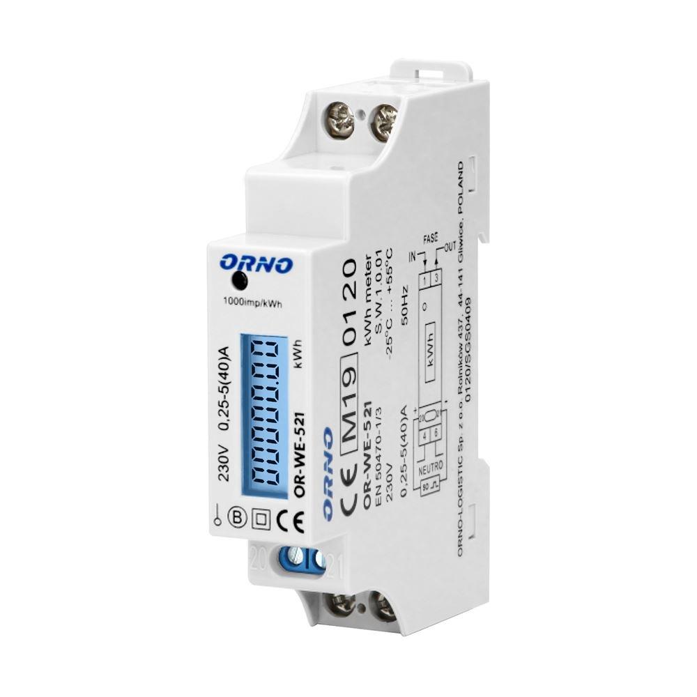 Orno Weiss Energiemessgerät, We-521 - Bild 5