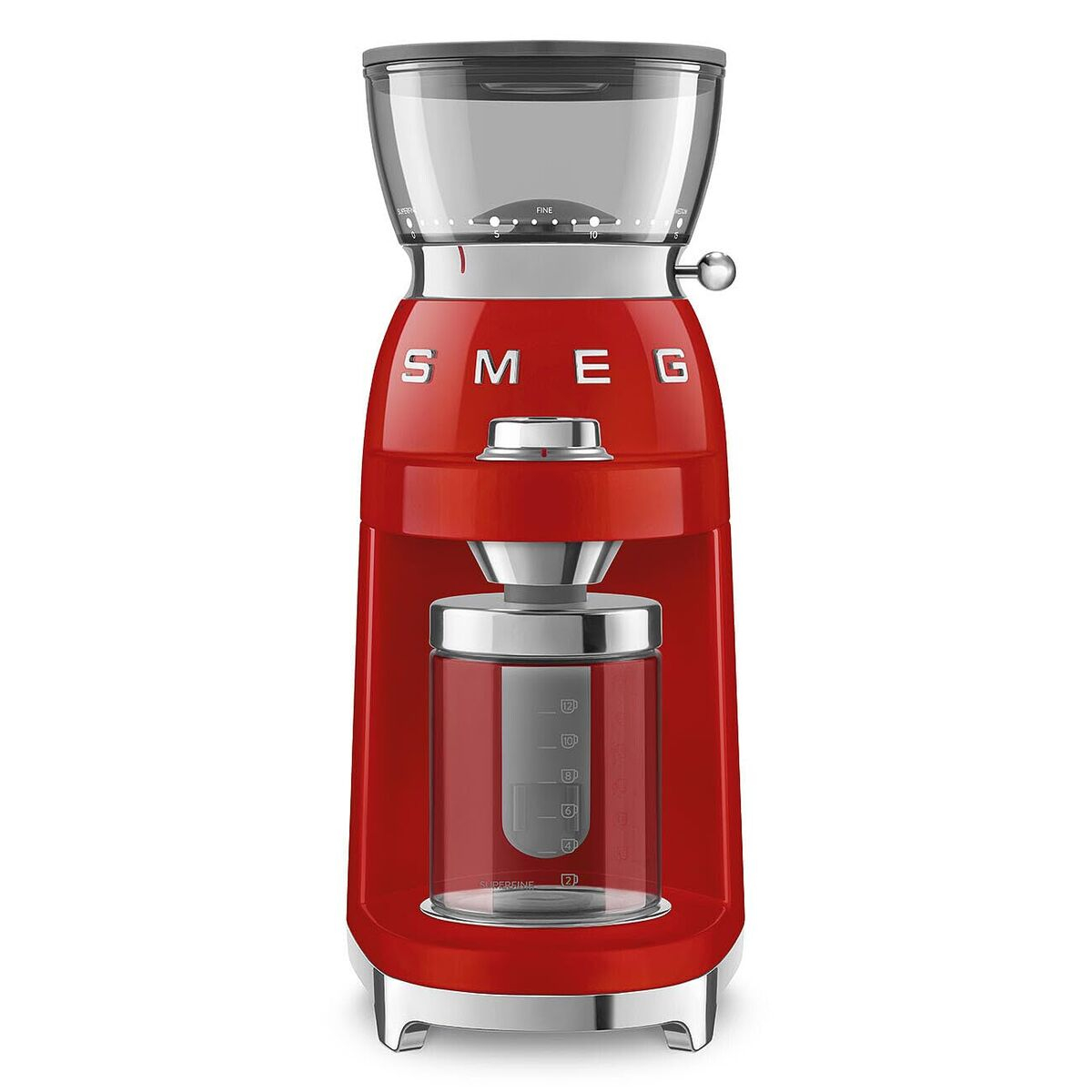 Smeg Kaffeemühle 240G 150W Rot - Cgf03rdeu