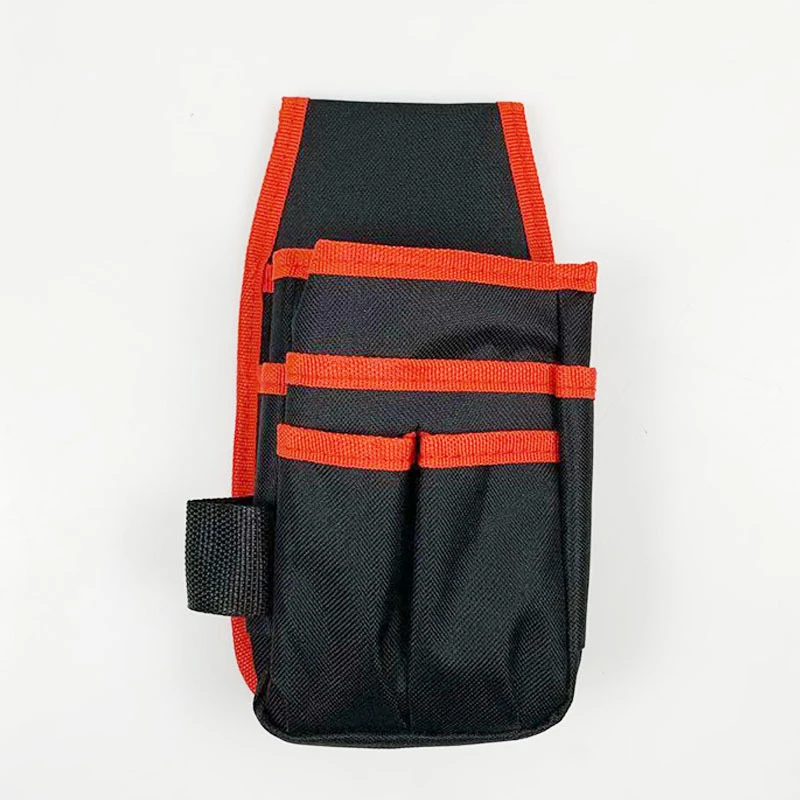 Sacoche à outils ceinture pour électricien et charpentier, tissu Oxford, 26 x 15 cm, noir