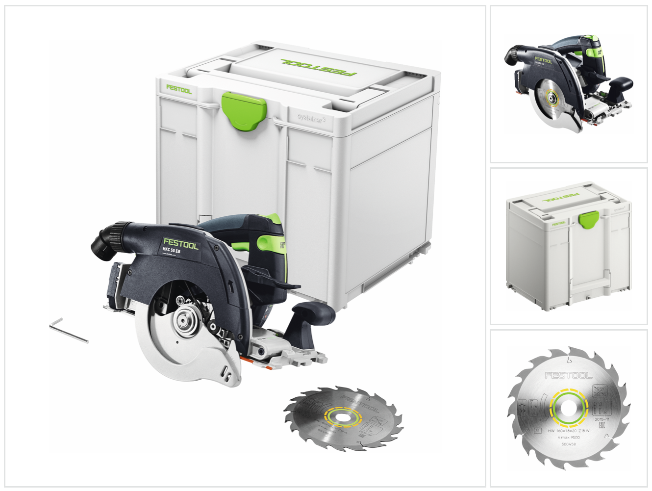 Festool Hkc 55 Eb-Basic Kipphaubenkreissäge - Ohne Akku Und Ladegerät - 576163