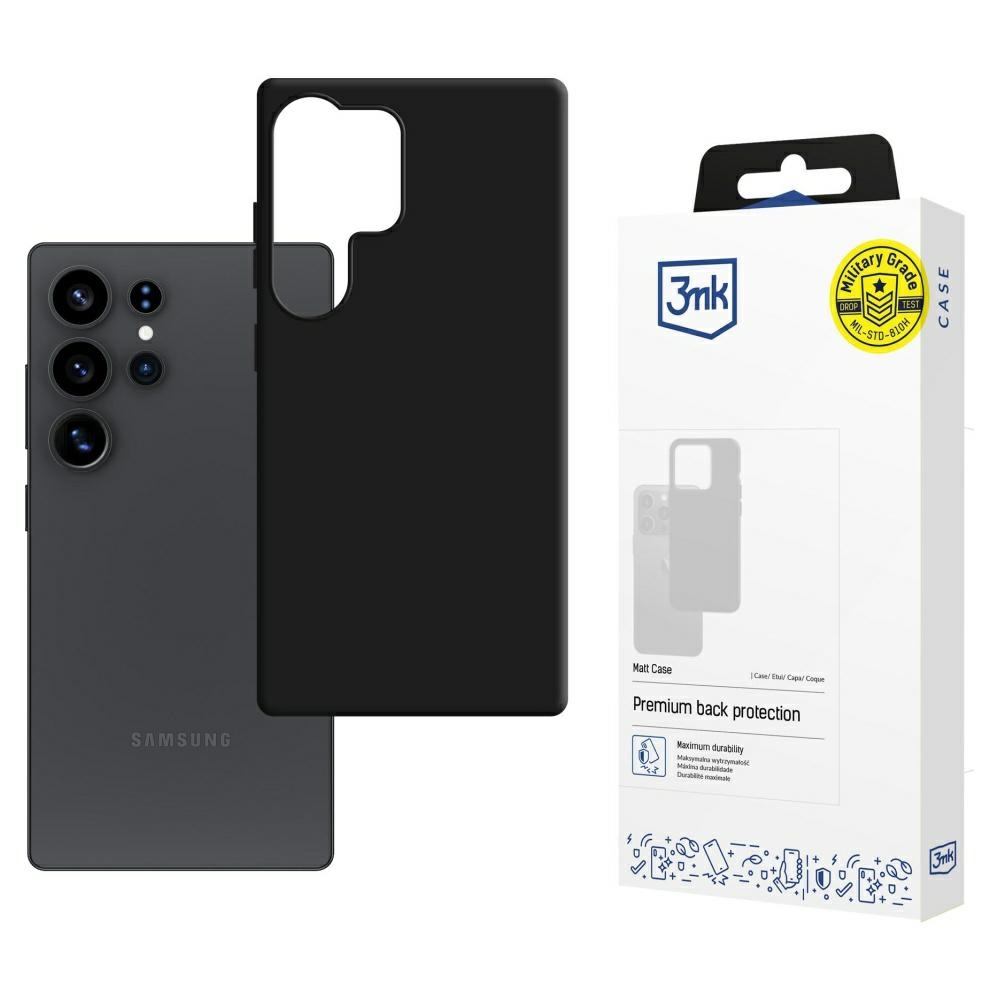 Oem Schwarz Samsung Galaxy S25 Ultra - 3Mk Matthülle