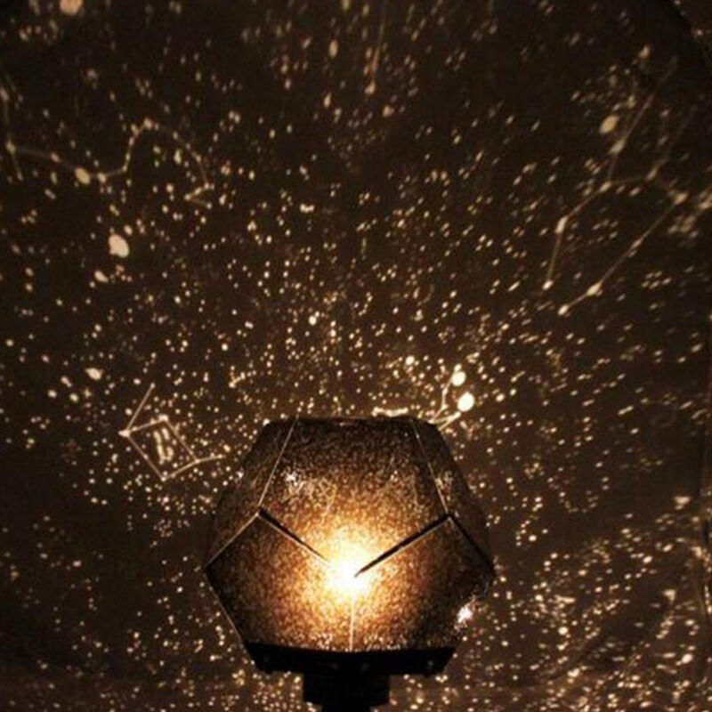 Lampada A Led Con Proiettore Di Stelle, Luce Notturna A Led Con Proiettore Di Stelle, Luce Notturna Cosmica Ricaricabile Tramite Usb, Lampada Decorativa Per La Casa, Regalo Per Bambini