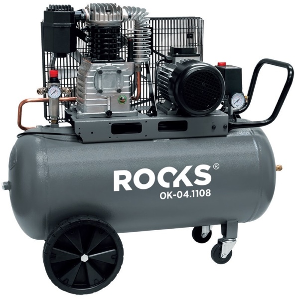 Compressore A Pistoni Rooks 150 L, 3 Hp, 245,6 L/min, 10 Bar, 230v (ok-04.1108) HOFFCAR