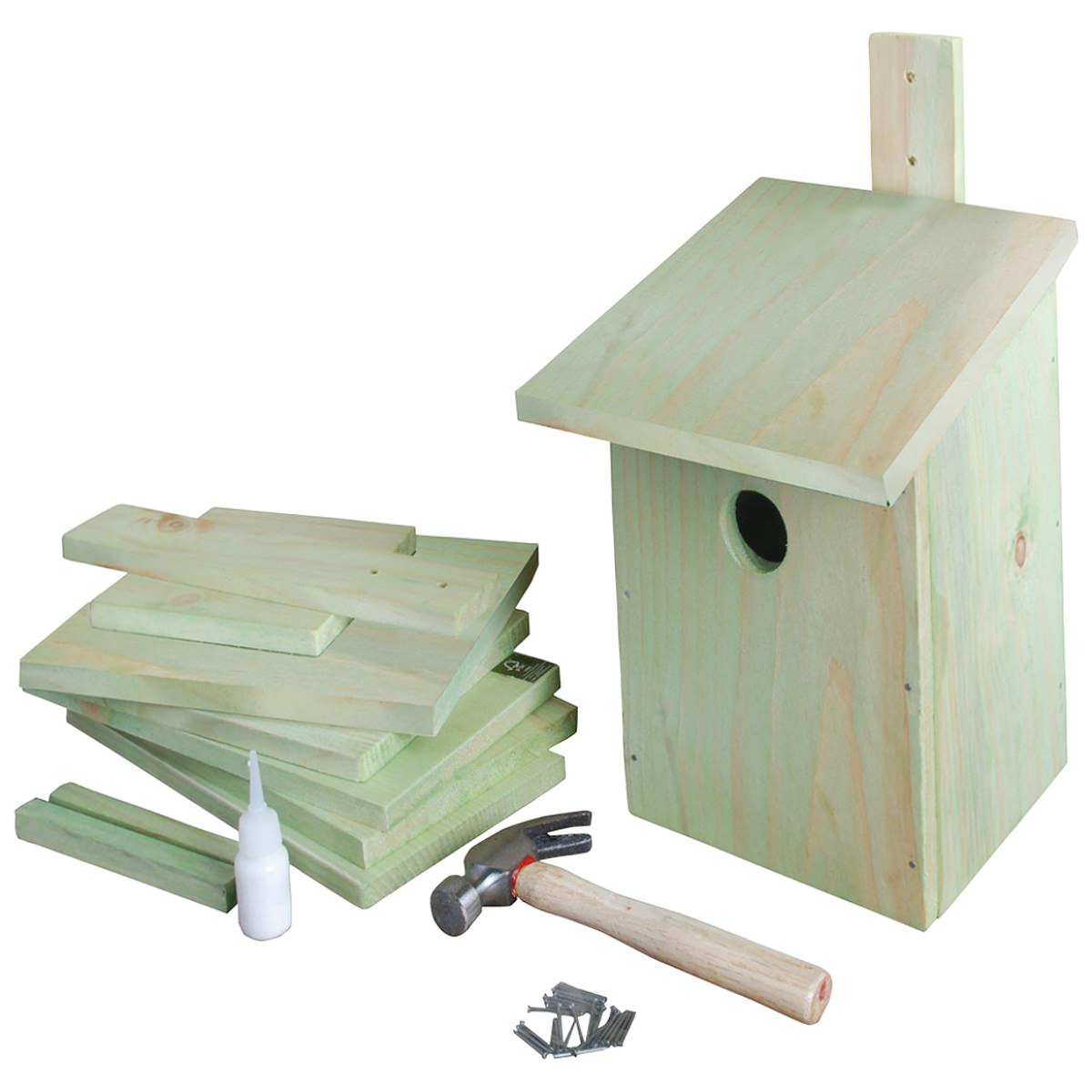 Esschert Design Grün Kinder - Vogelnistkasten - Bausatz Zum Basteln - Fsc® Holz
