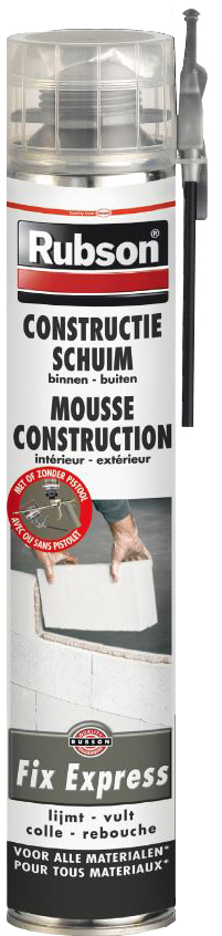 RUBSON Mousse Expansive Fix Express Construction Aérosol 750ml
