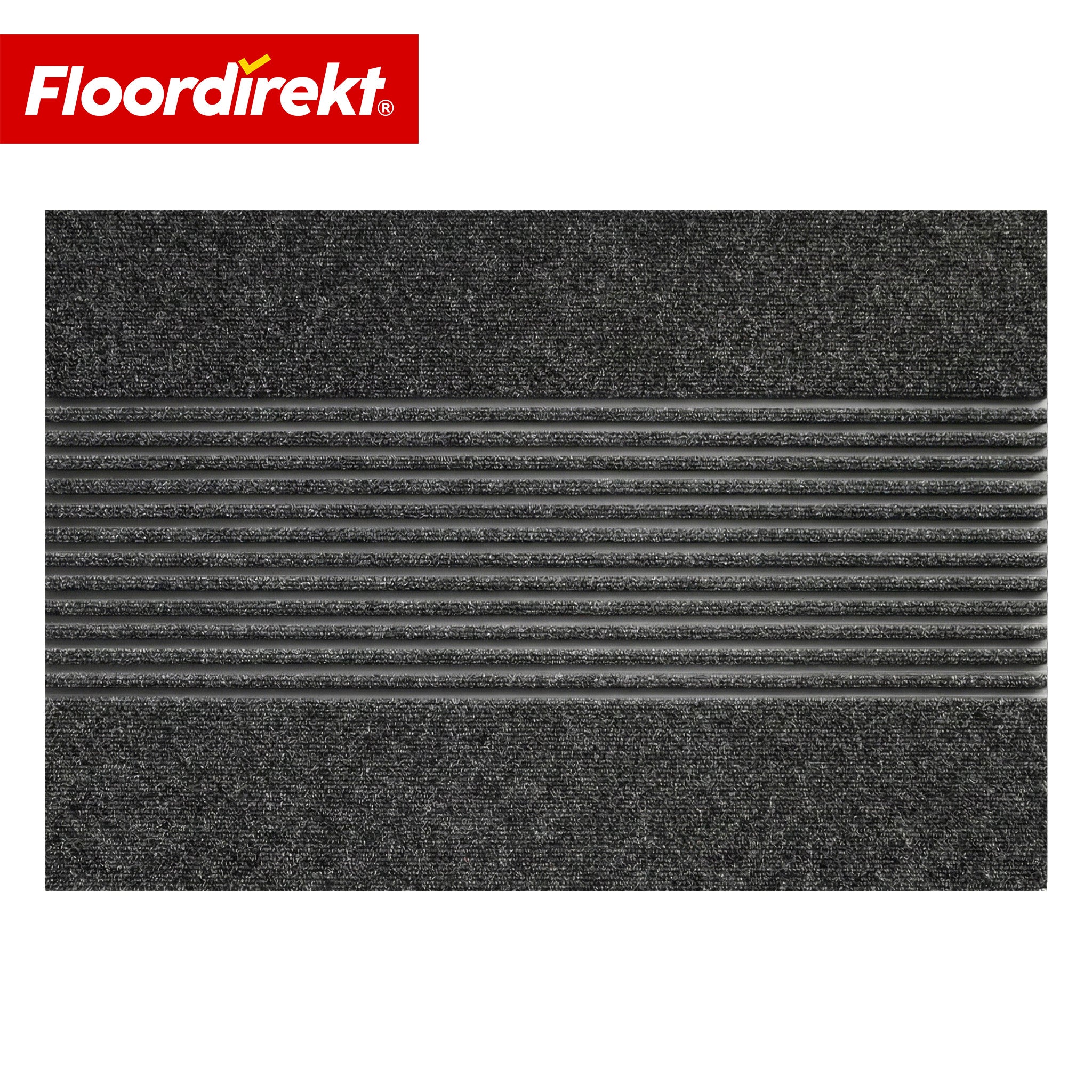 Floordirekt Schmutzfangmatte Circa Anthrazit Streifen 90 X 150 Cm