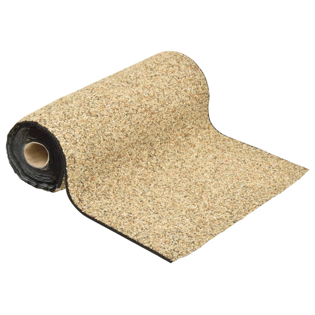 Vidaxl Beige Steinfolie Natur-Sand 250X40 Cm