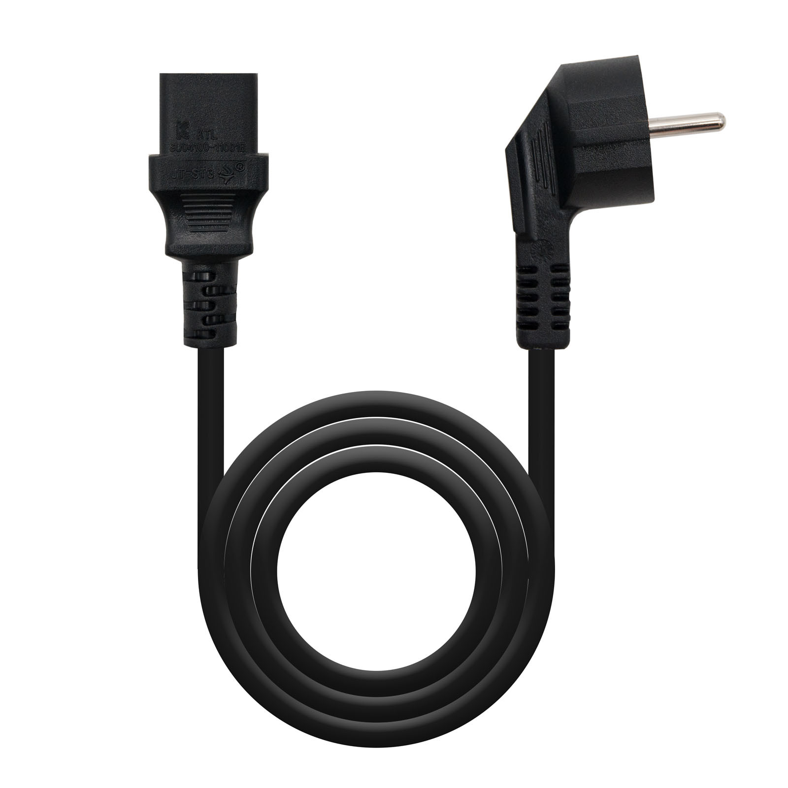 Nano Cable Schwarz - Nanokabel - Netz-Zu-Cpu-Kabel 3M