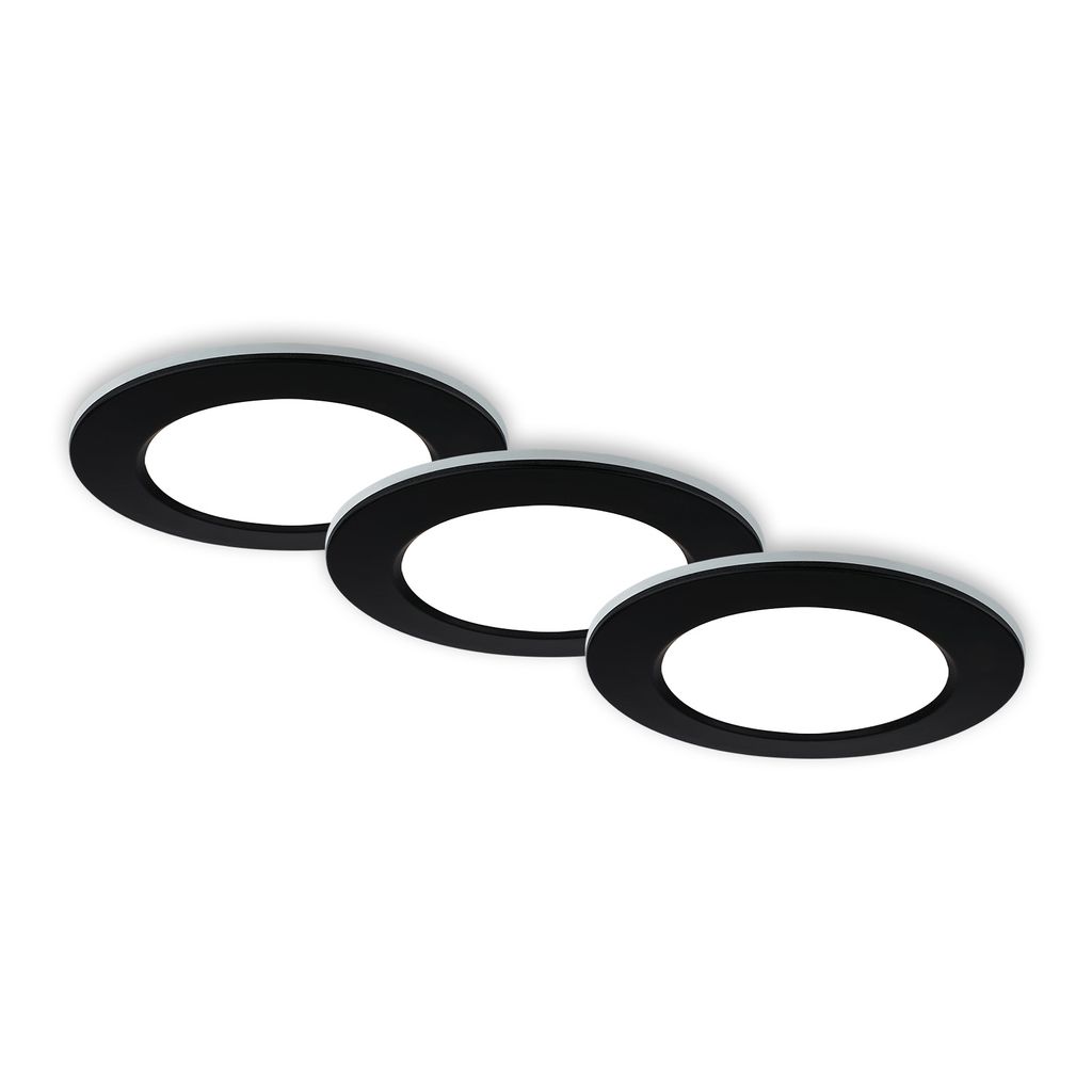 Briloner 3er Einbaustrahler CCT LED 4,8W 450lm Dimbar Fernbedienung Memory IP44 - Image 3