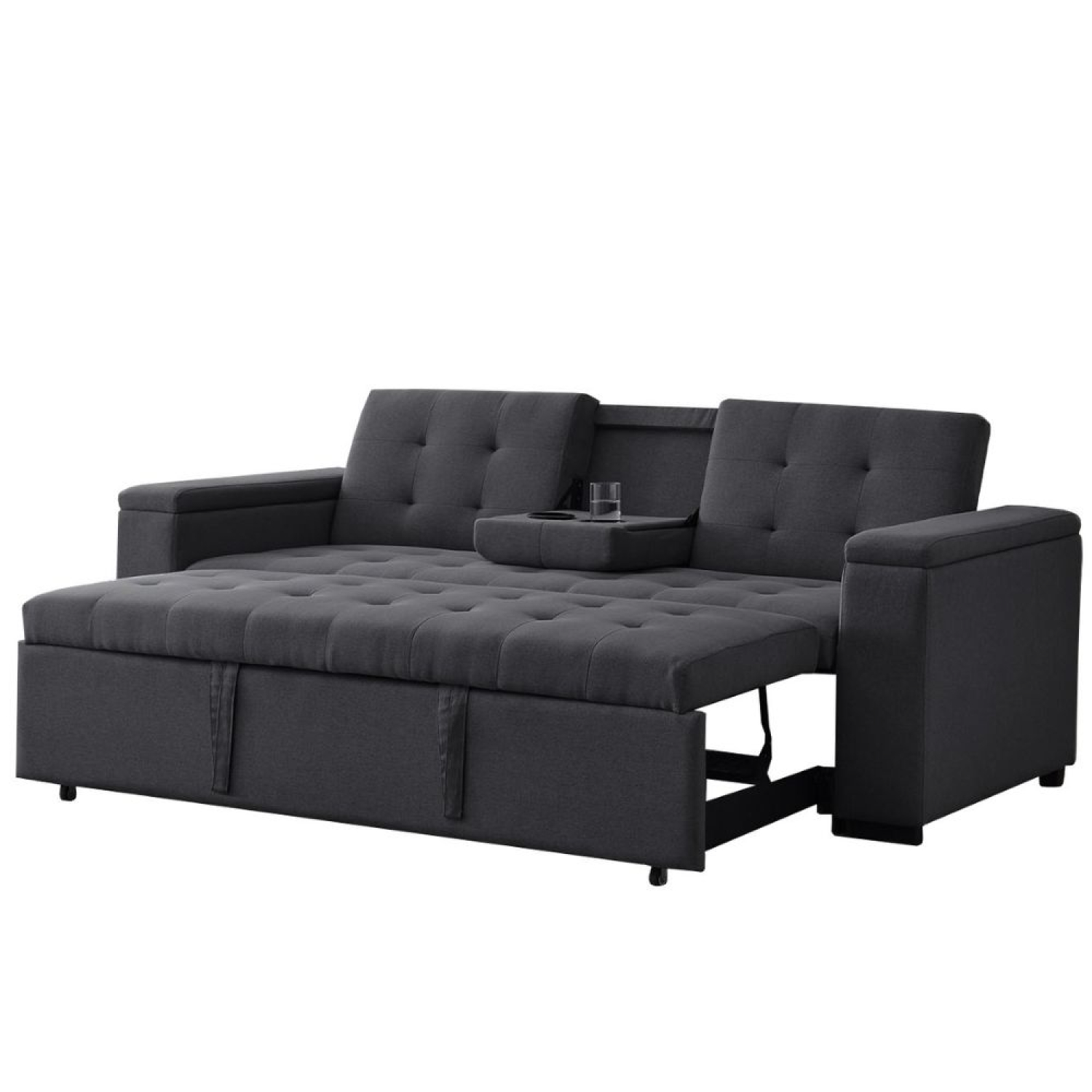 Concept usine Divano Letto 4 Posti Grigio Scuro Noho
