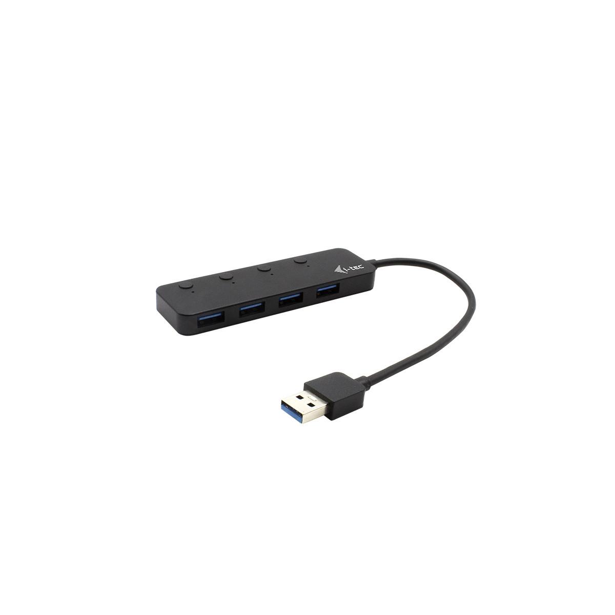 I-Tec USB 30 Metal HUB 4 Port with individual OnOff Switches USB-Hubs - USB 32 - 4 - Schwarz - Bild 7