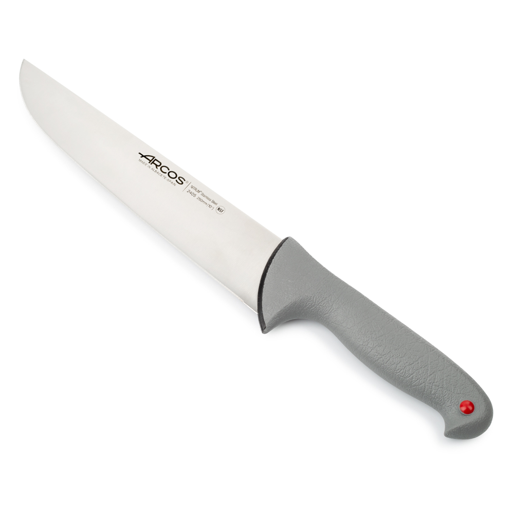 Arcos Schwarz Metzgermesser Farbe - Prof 240500 Edelstahl Nitrum Und Mango Ergonomische Polypropylenklinge Und 25 Cm, Vitrine