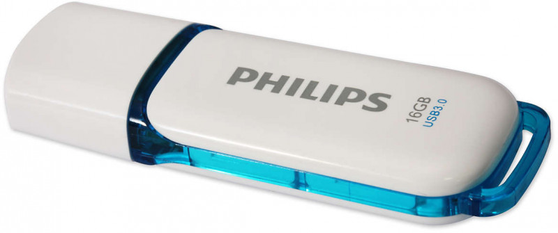 Philips Snow (16 GB, USB-A), USB Stick, Blau, Weiss - Bild 5