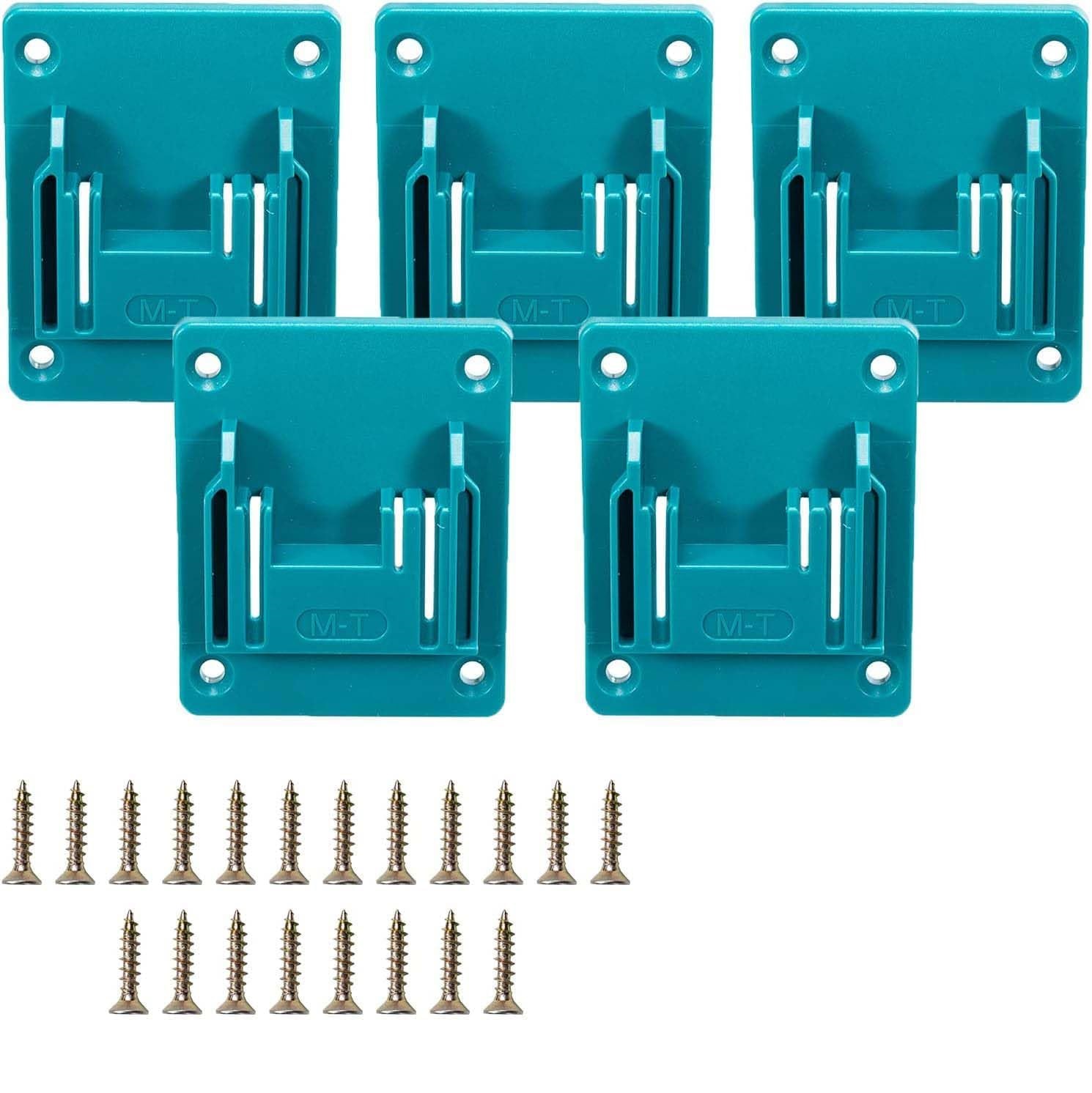 Support mural pour perceuse Makita 18V Li-ion en plastique ABS, montage sur établi ou camion, lot de 5