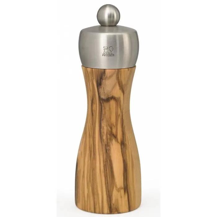 Refined and elegant, the Peugeot Fidji pepper mill offers a perfectly balanced combination of warm olive wood and cool stainless steel. It will bring plenty of joy to those who appreciate the beauty and strength that nature can bring to enhance their everyday living. Fidji