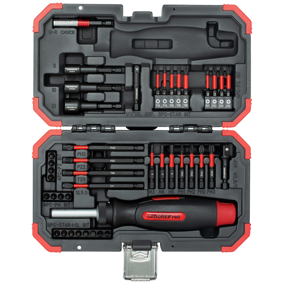 GEDORE red Bitsatz, Torsions-Bit-Satz, 43-teilig - schwarz - Bild 6