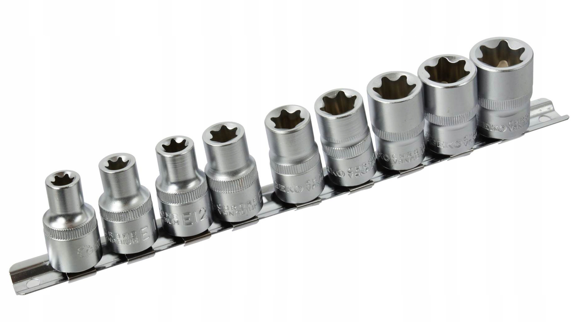 Markenlos Schlüssel Und Steckschlüssel Geko G10160 Aufbewahrungsschiene Ergonomisch