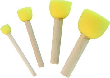 Kreul Schwammstupf-Pinsel 4er-Set - Image 2