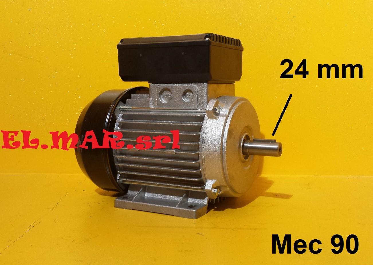 2 Hp 1,5 Kw Mec 90 1400 Giri Motore Elettrico Monofase 4 Poli  B3 Con  ALTRO
