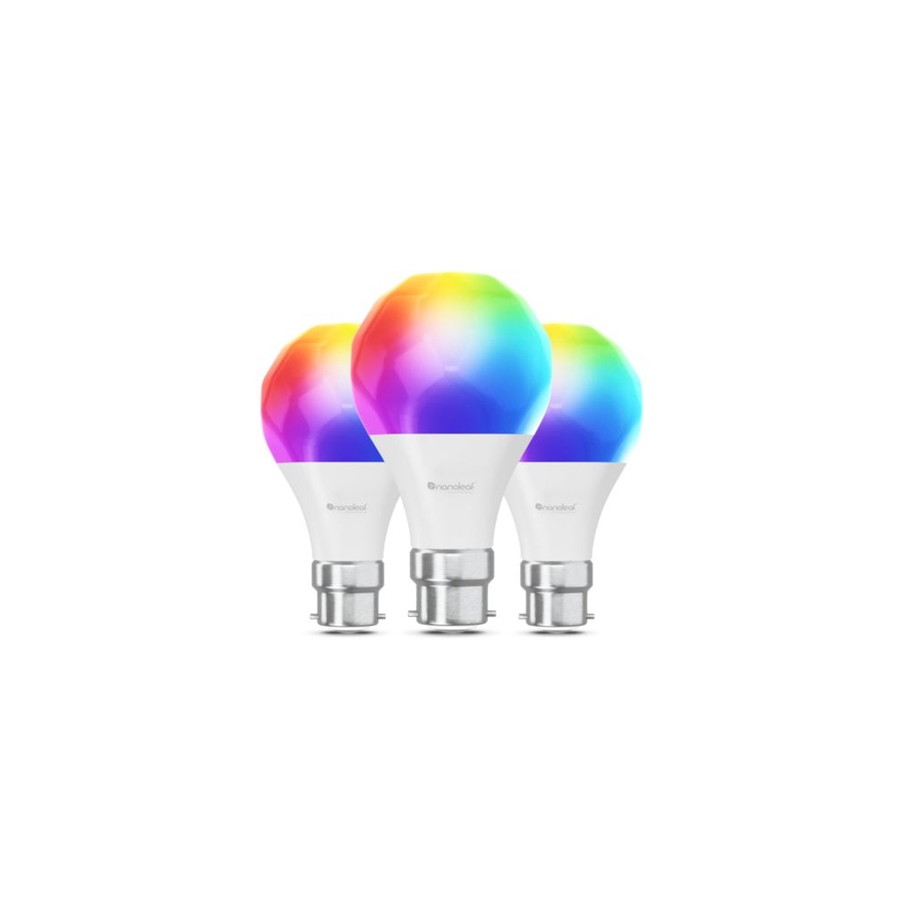 Nanoleaf Essentials Matter Smart Bulb B22 Led-Leuchtmittel 3Er-Pack Nf080b02-3A19b - Bild 5