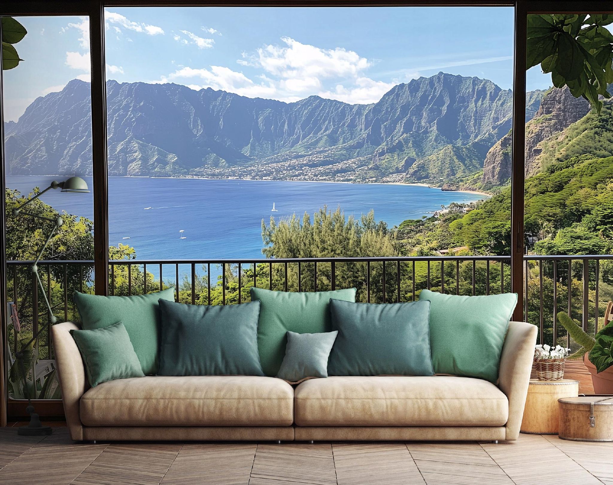 Wallarena Vlies Fototapete Landschaft 400x280 Cm, Tapeten, Für Wohn Und Schlafzimmer, Vliestapete Wandtapete Tapete 3d Effekt- Inkl. Kleister - Isle Natur