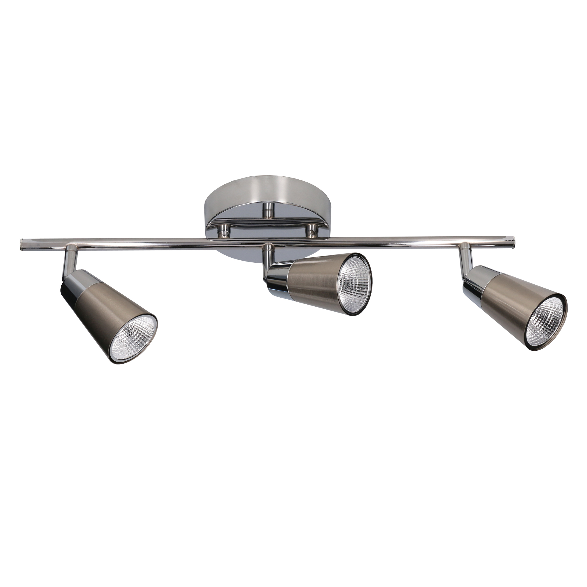 Proiettore Ip20 Vitro Triplex Led 15w 3000k Cromo 1346lm